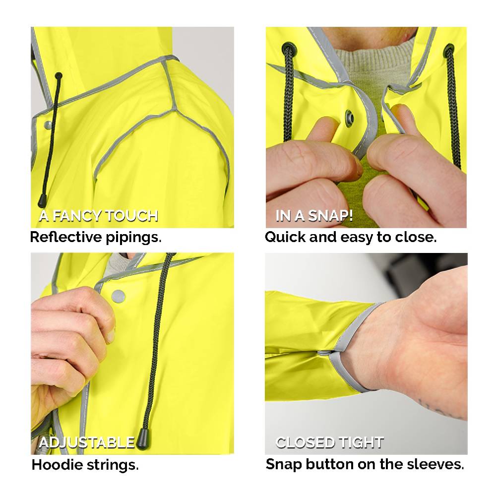 Perletti Impermeabile Giallo Fluo Catarifrangente Lightning offer