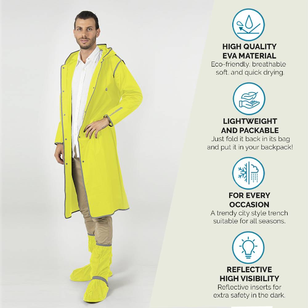 Perletti Impermeabile Giallo Fluo Catarifrangente Lightning offer