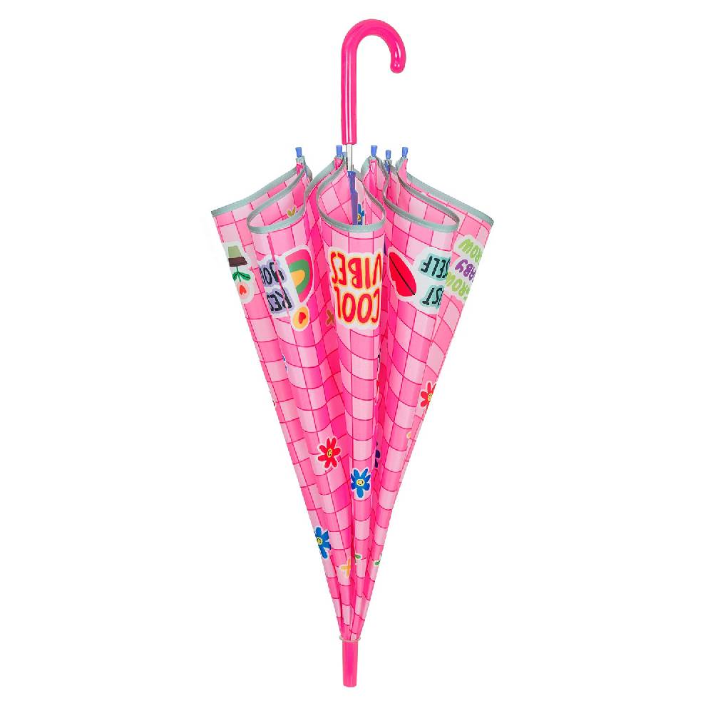 Perletti Ombrello Cool Vibes Rosa Automatico Nuovo