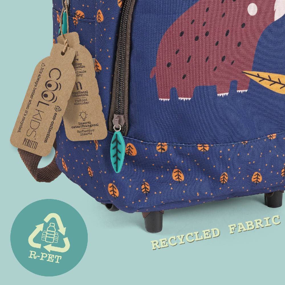 Perletti Trolley Eco con Orso e Coniglio Acquista Ora
