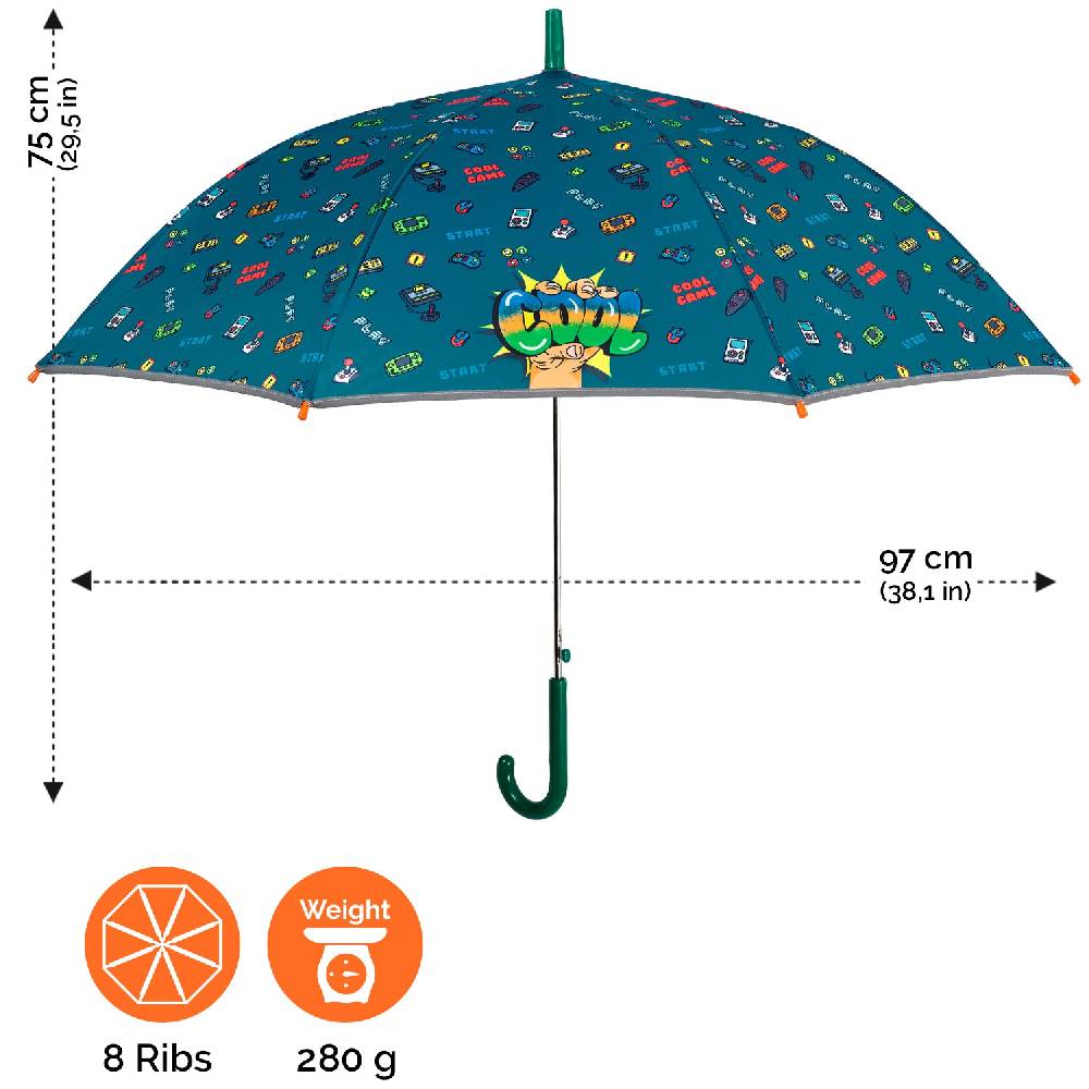 Perletti Ombrello Gaming Bambino Automatico Offerta