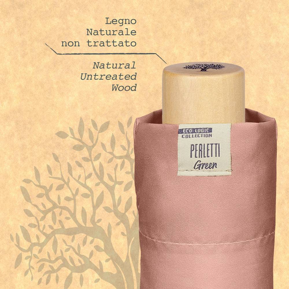 Perletti Ombrello Green Mini Tinta Unita In Saldo