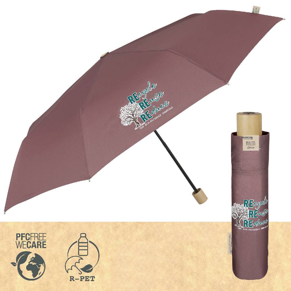 Perletti Ombrello Green Compatto Ecosostenibile Cyber Monday