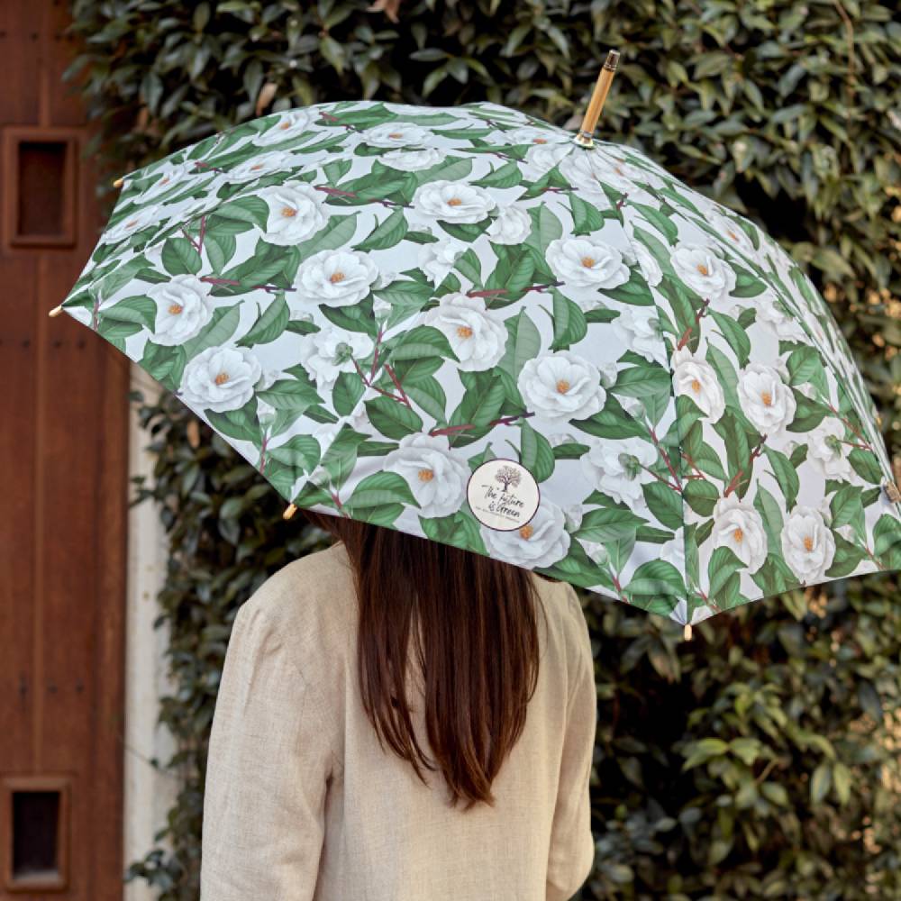 Perletti Ombrello Green Lungo Camelie Bestseller