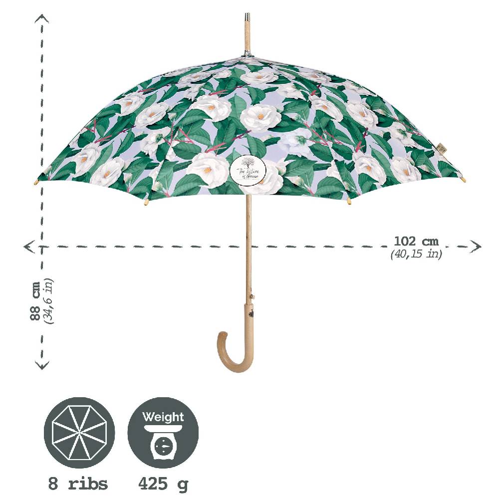 Perletti Ombrello Green Lungo Camelie Bestseller