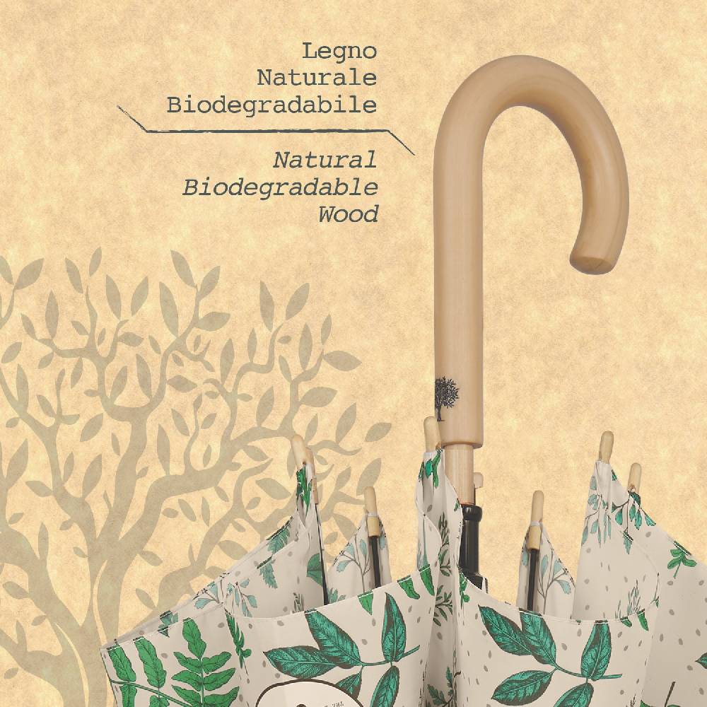 Perletti Ombrello Green Lungo Botanical Limitato a 3 giorni