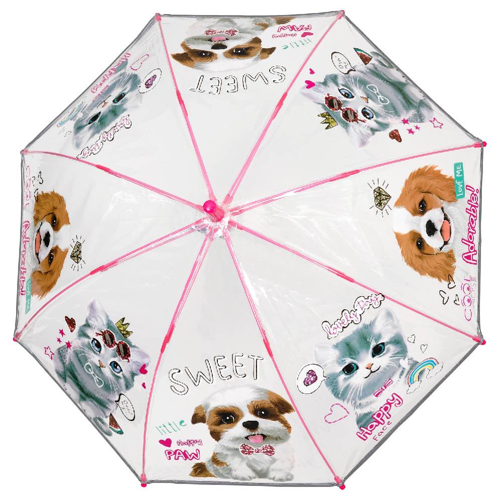 Perletti Ombrello Trasparente Cani e Gatti Promozione Limitata