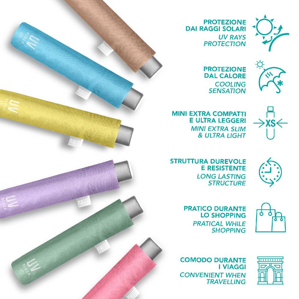 Perletti Ombrello Parasole con Protezione UV Offerte