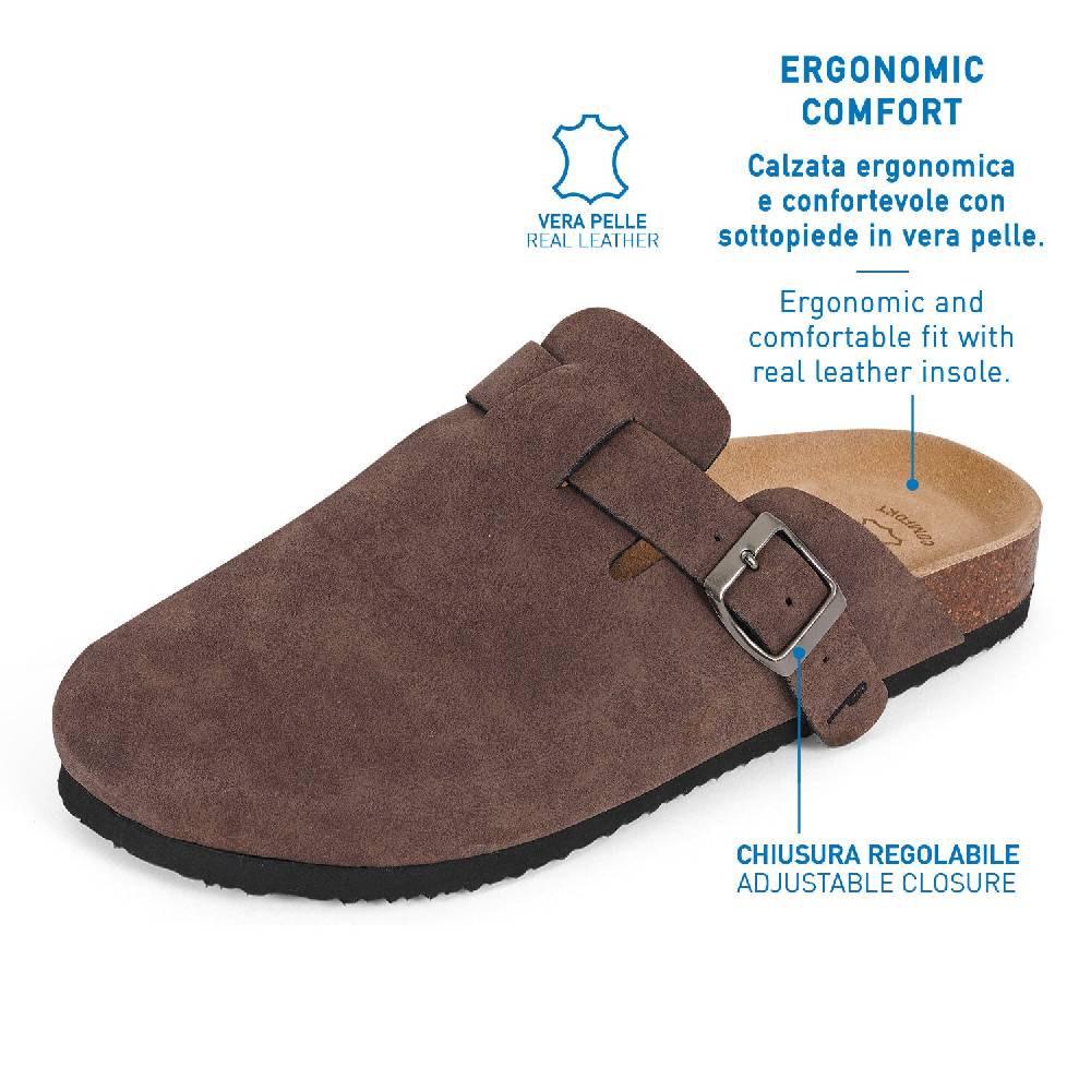 Perletti Ciabatte Comfort Suede Uomo Spedizione gratuita