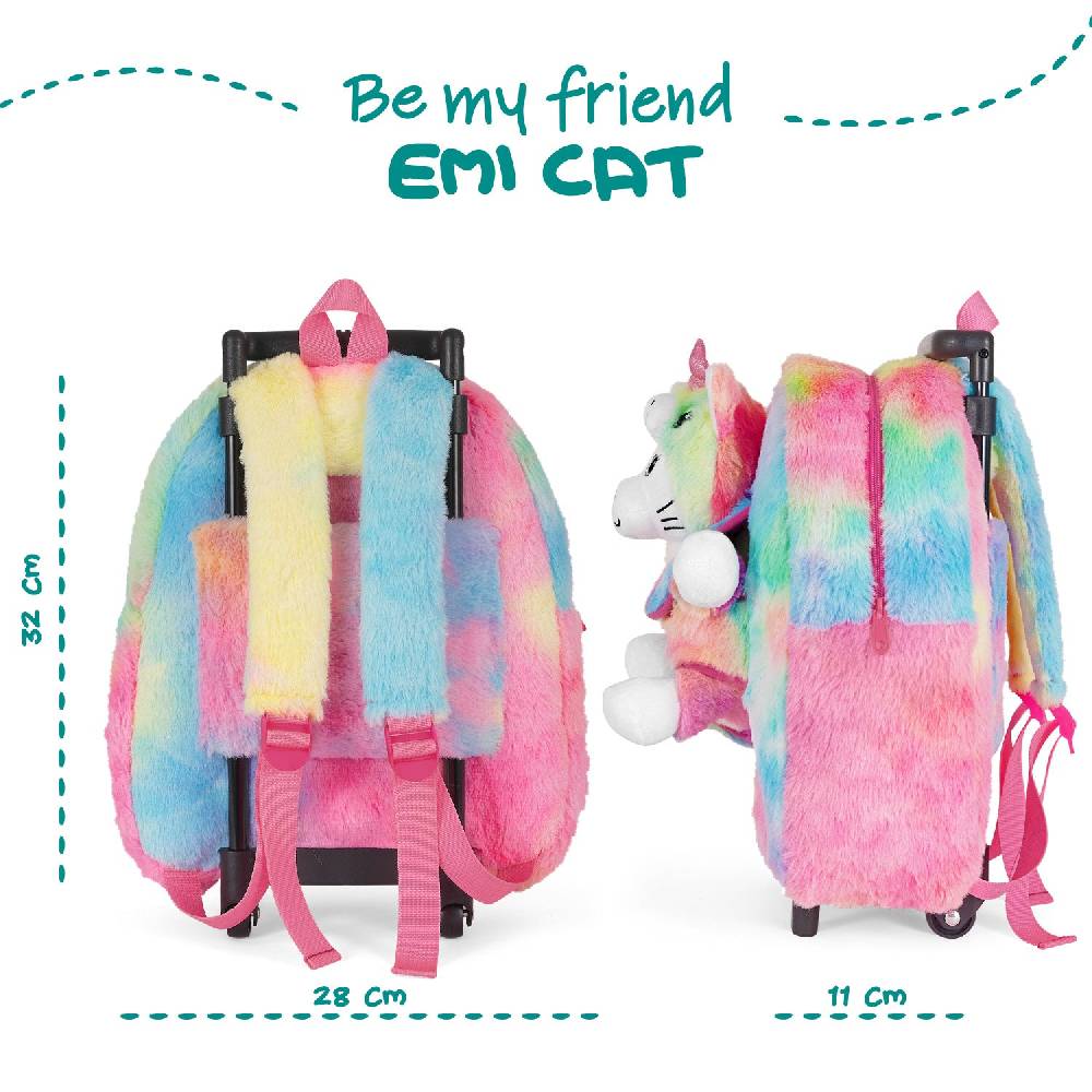 Perletti Trolley con Peluche Kawaii Grande vendita