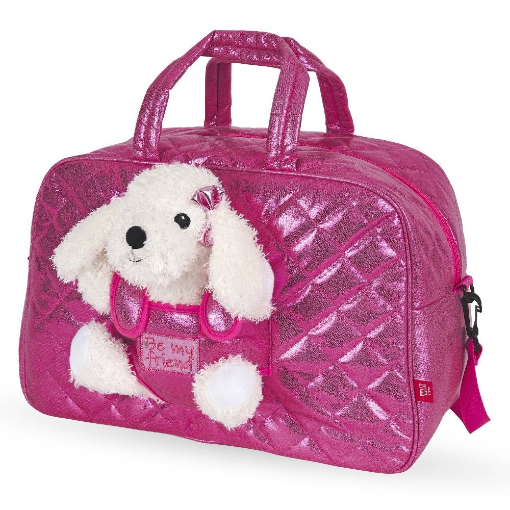 Perletti Borsa Sport con Peluche Barboncino Fornitura limitata