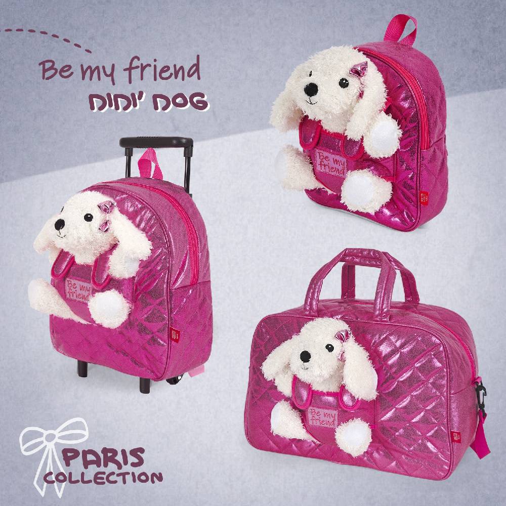 Perletti Borsa Sport con Peluche Barboncino Fornitura limitata