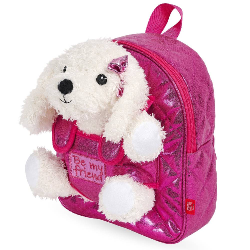 Perletti Zainetto con Peluche Barboncino Vendite stagionali