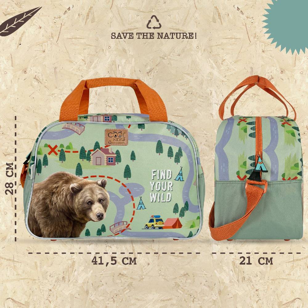 Perletti Borsa Sport Eco con Orso Offerta natalizia