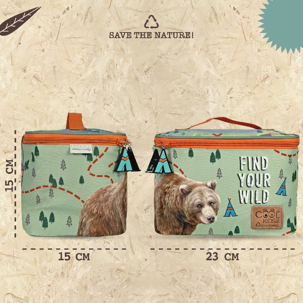 Perletti Borsa Pranzo Eco con Orso Offerta Pasqua