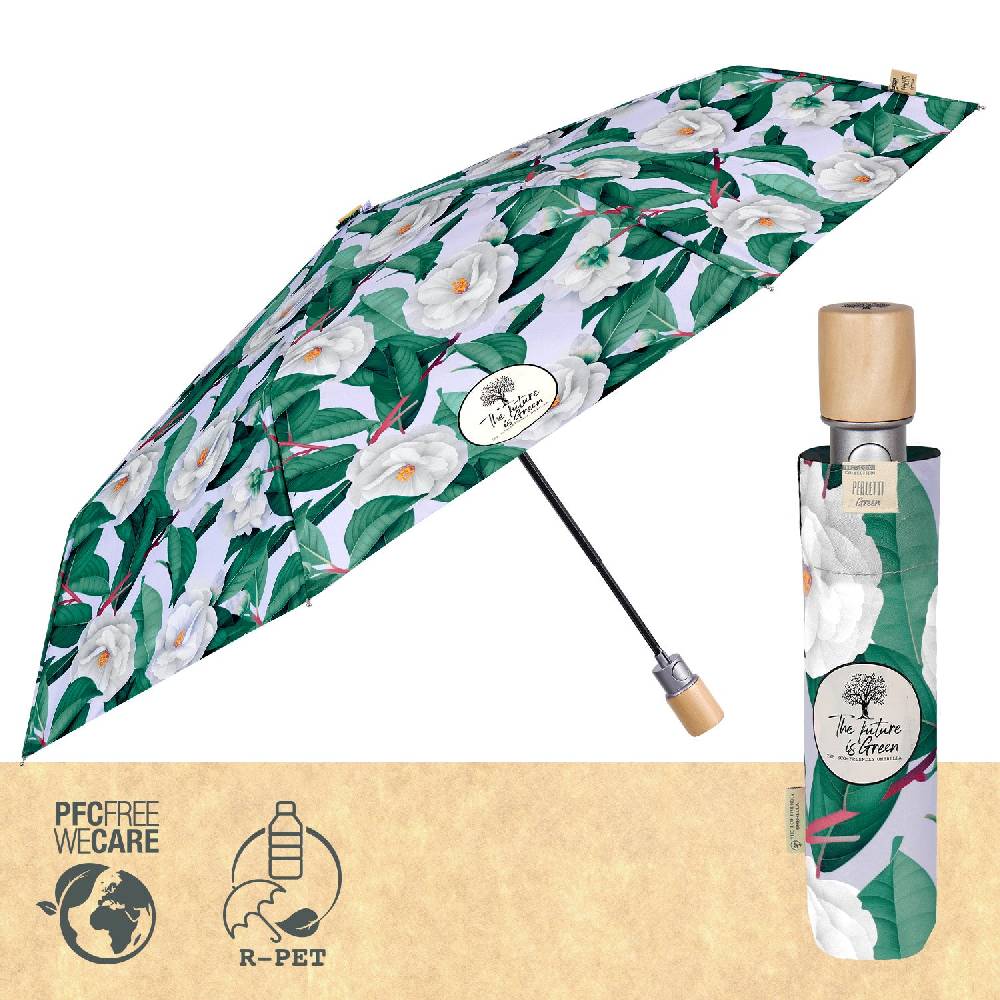 Perletti Ombrello Green Automatico Camelie Acquista Ora