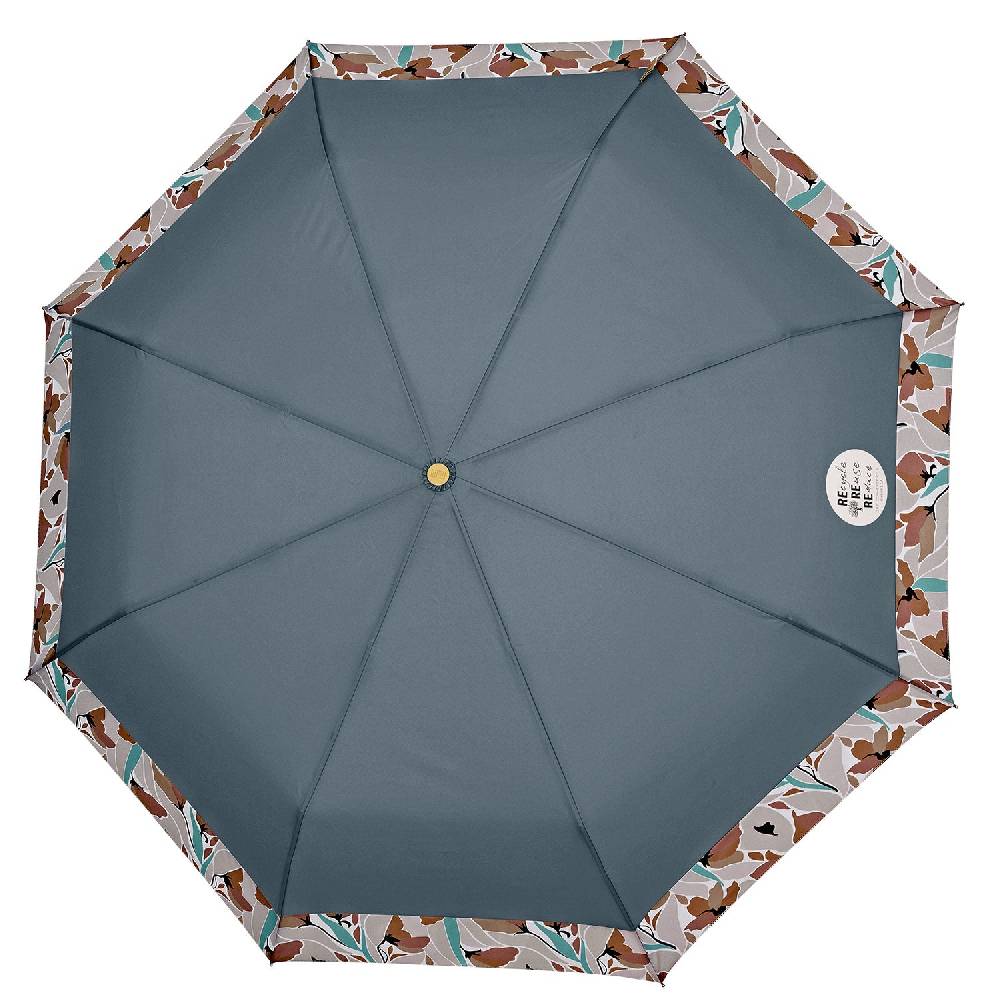 Perletti Ombrello Green con Bordo Floreale Consegna Veloce