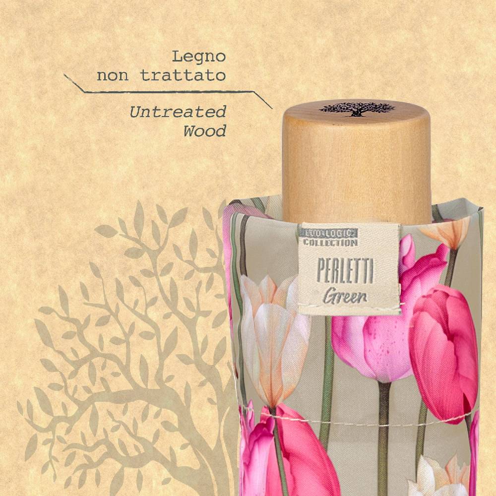 Perletti Ombrello Green Manuale Tulipani Rosa Offerta