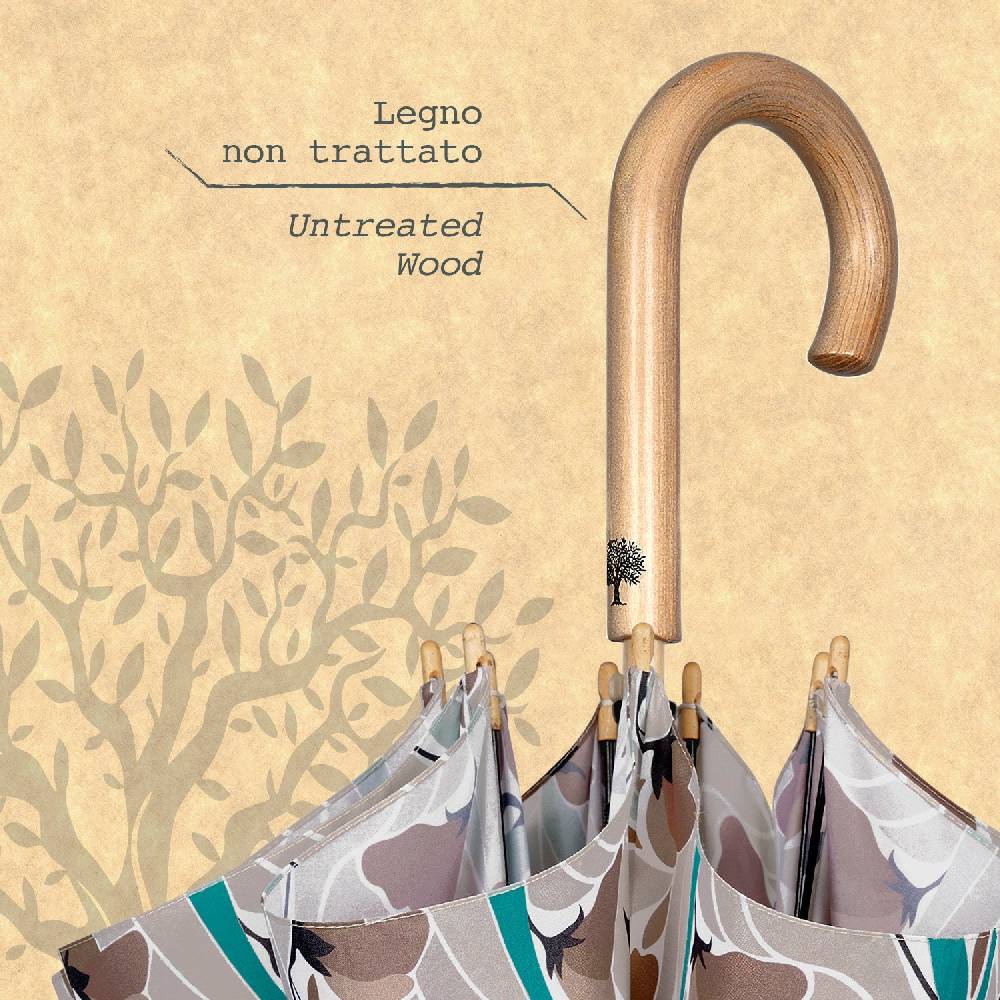 Perletti Ombrello Green Lungo Acquerello Saldi