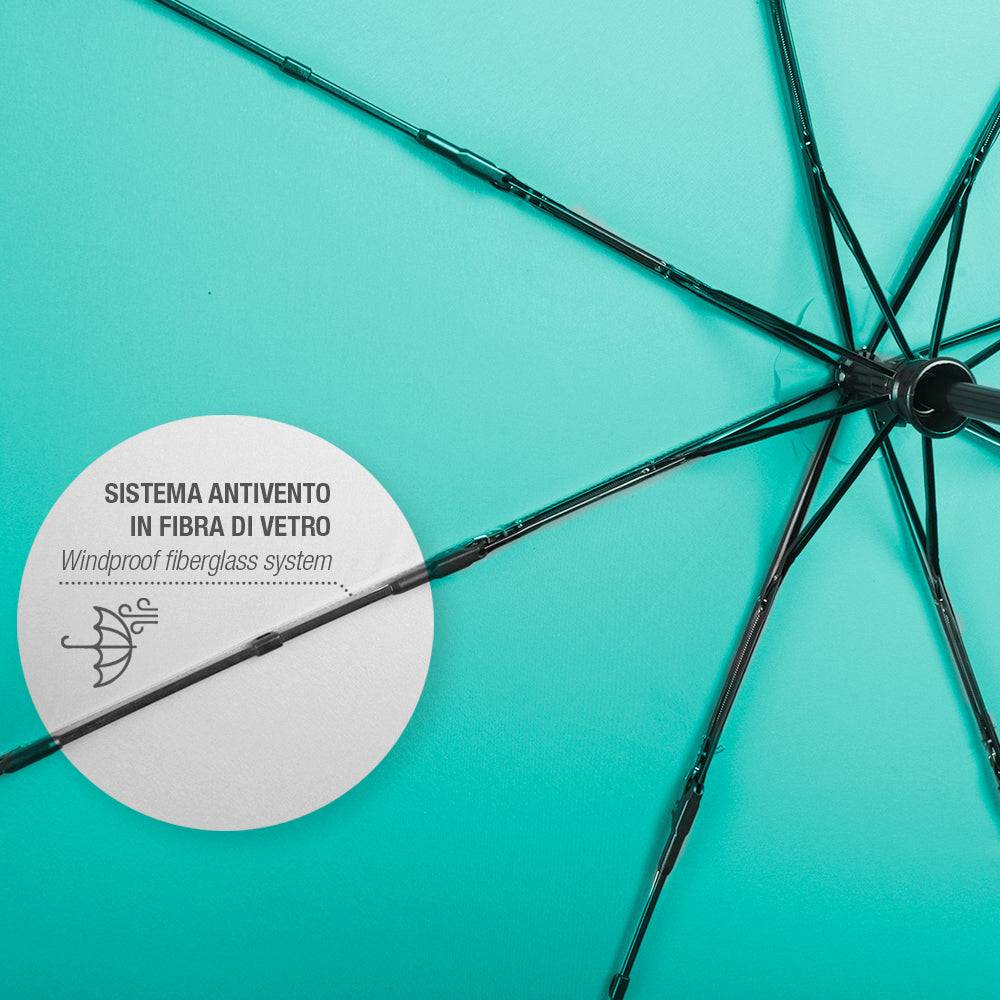 Perletti Ombrello Leopardato Apri e Chiudi Automatico Black Friday