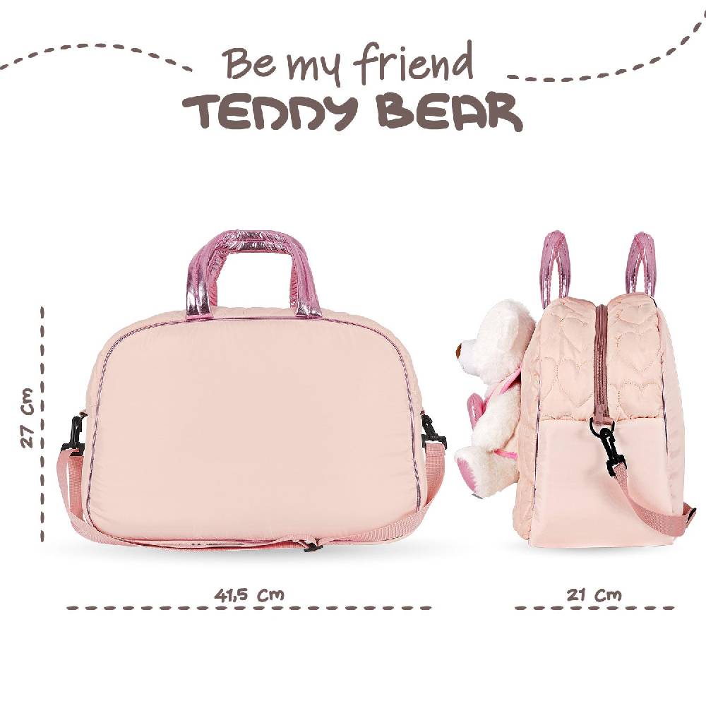 Perletti Borsa Sport Rosa con Orsetto Polare Offerta temporanea
