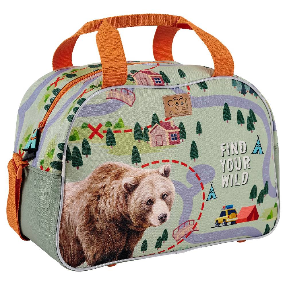 Perletti Borsa Sport Eco con Orso Enormi sconti