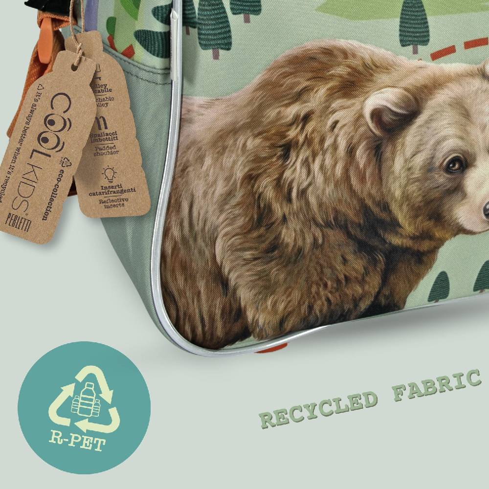 Perletti Borsa Sport Eco con Orso Enormi sconti