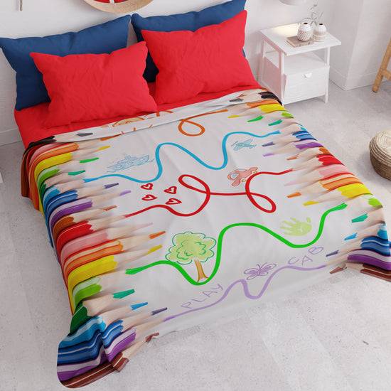 PETTI Copriletto Estivo, Coperta Leggera, Lenzuola Copriletto Matite 2025