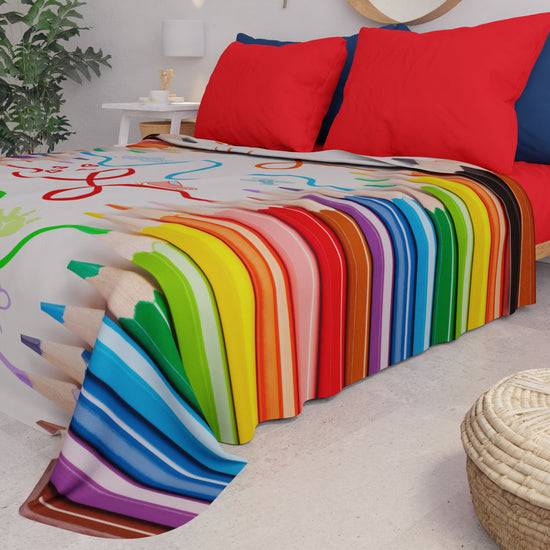 PETTI Copriletto Estivo, Coperta Leggera, Lenzuola Copriletto Matite 2025