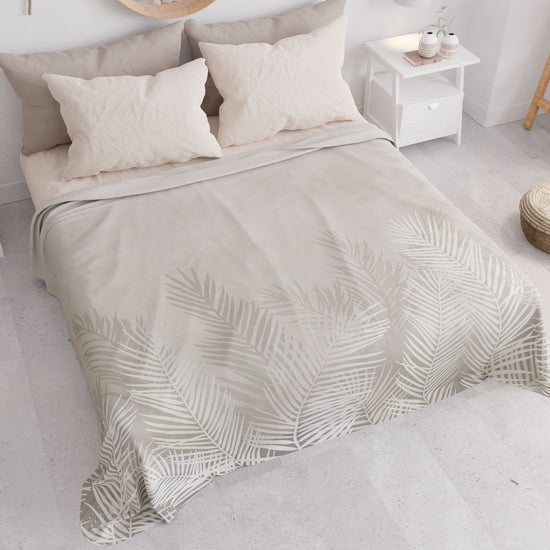 PETTI Copriletto Estivo, Coperta Leggera, Lenzuola Copriletto, Foglia Tortora Negozi Online