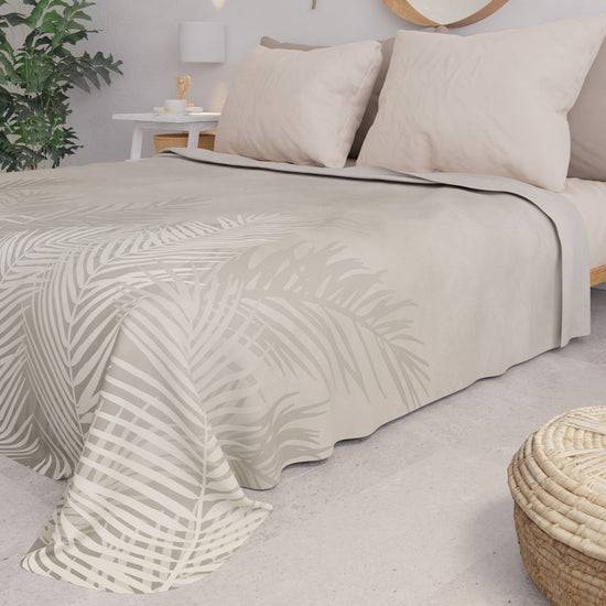 PETTI Copriletto Estivo, Coperta Leggera, Lenzuola Copriletto, Foglia Tortora Negozi Online