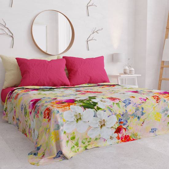 PETTI Copriletto Estivo, Coperta Leggera, Lenzuola Copriletto, Spring Colorful Convenienza