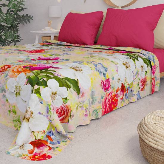 PETTI Copriletto Estivo, Coperta Leggera, Lenzuola Copriletto, Spring Colorful Convenienza