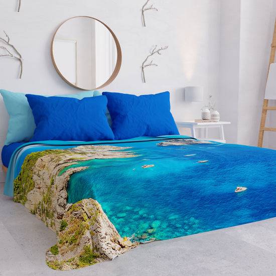PETTI Copriletto Estivo, Coperta Leggera, Lenzuola Copriletto Marino Outlet