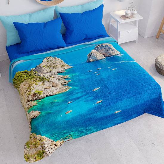 PETTI Copriletto Estivo, Coperta Leggera, Lenzuola Copriletto Marino Outlet