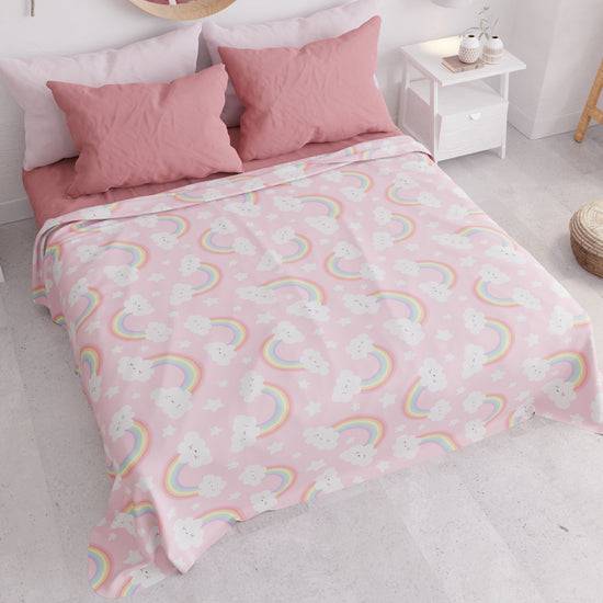 PETTI Copriletto Estivo, Coperta Leggera, Lenzuola Copriletto, Rainbow In Vendita