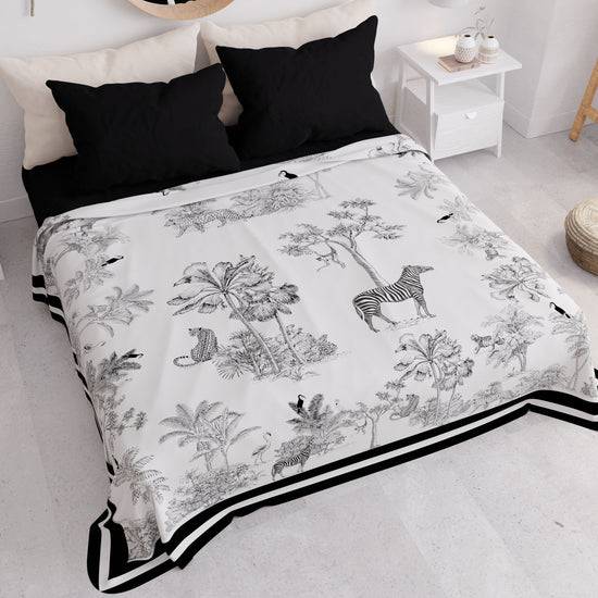 PETTI Copriletto Estivo, Coperta Leggera, Lenzuola Copriletto, Animalier 02 Offerte