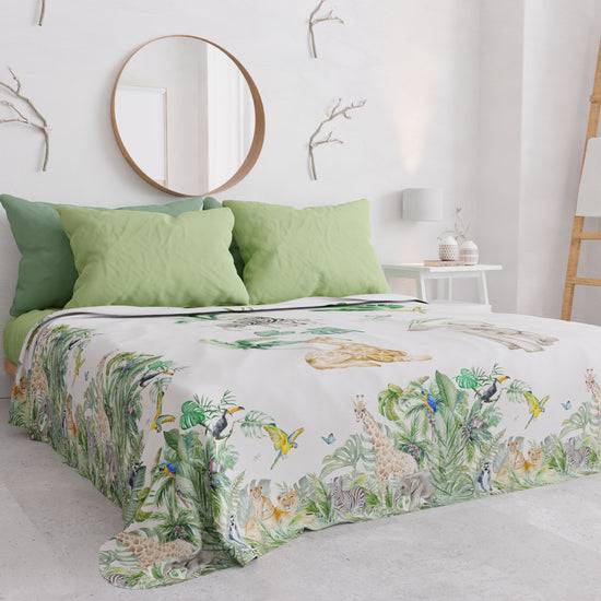 PETTI Copriletto Estivo, Coperta Leggera, Lenzuola Copriletto, Giungla Hotsell