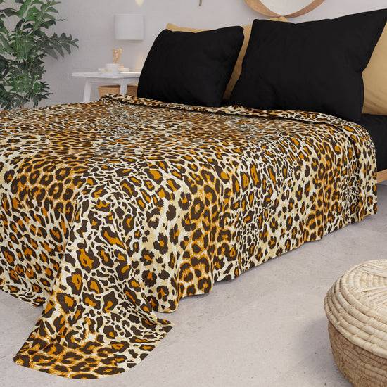 PETTI Copriletto Estivo, Coperta Leggera, Lenzuola Copriletto, Animalier Maculato Vendita Economica