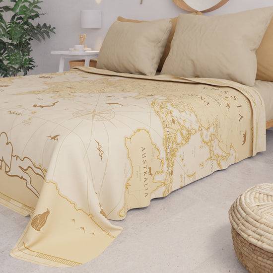PETTI Copriletto Estivo, Coperta Leggera, Lenzuola Copriletto, World Beige I Più Venduti