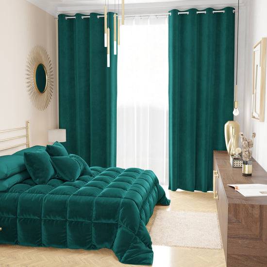 PETTI Trapunta, Trapunta Invernale Double Face in Morbido e Caldo Velluto Ottanio Super Saving Price