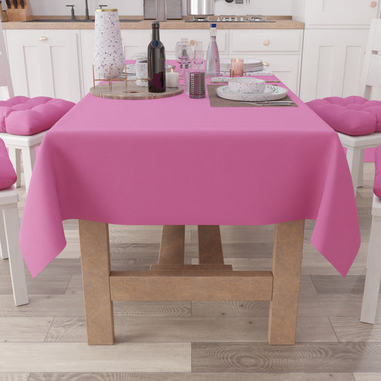 PETTI Tovaglia da Tavola in Cotone, Tovaglia Tinta Unita Fucsia Offerte