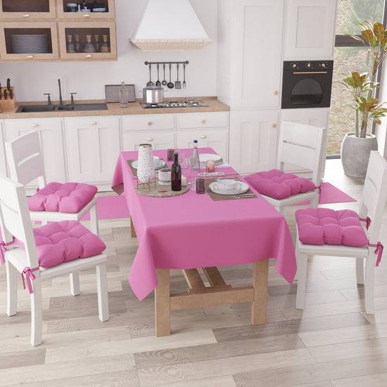 PETTI Tovaglia da Tavola in Cotone, Tovaglia Tinta Unita Fucsia Offerte