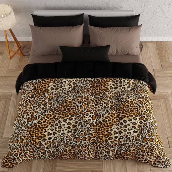 PETTI Piumone, Trapunta Matrimoniale, Singola, Piazza e Mezza Animalier Maculato Sconto di tempo limitato