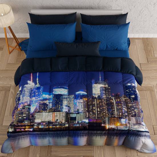 PETTI Piumone, Trapunta Matrimoniale, Singola, Piazza e Mezza, New York Shopping online