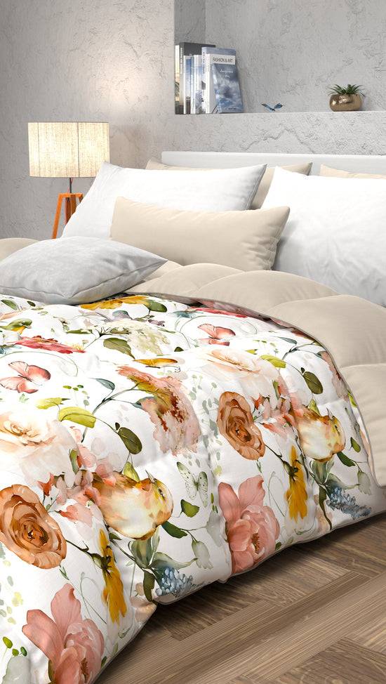 PETTI Piumone, Trapunta Matrimoniale, Singola, Piazza e Mezza, Floreale 06 00 Offerte esclusive