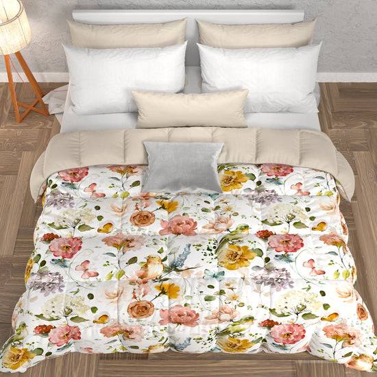 PETTI Piumone, Trapunta Matrimoniale, Singola, Piazza e Mezza, Floreale 06 00 Offerte esclusive