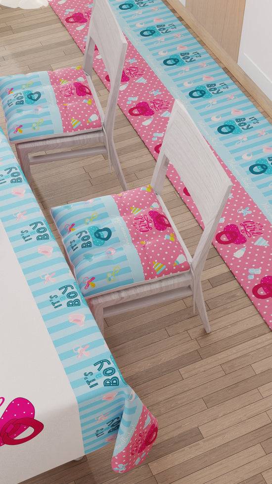 PETTI Tovaglia da tavola Antimacchia, Copritavolo da Cucina, Baby Shower 2025