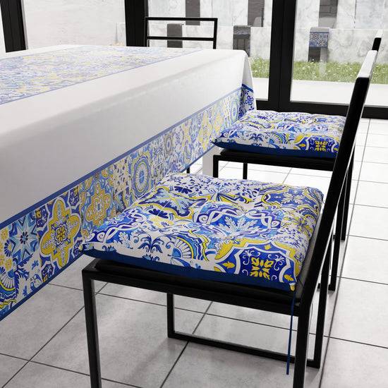 PETTI Cuscini per Sedie Coprisedia 6 Pezzi Vietri 02 Blu Acquista Ora