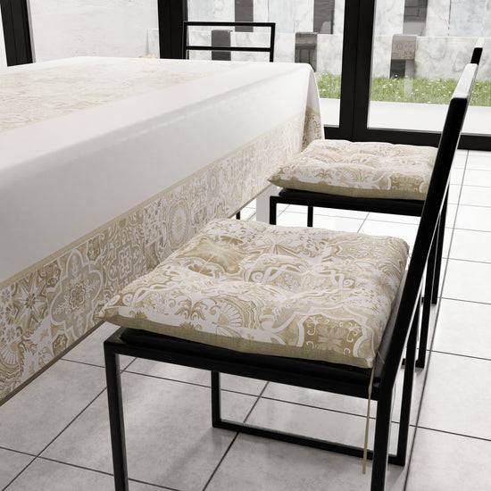 PETTI Cuscini per Sedie Coprisedia 6 Pezzi Vietri 02 Beige Promozione Limitata